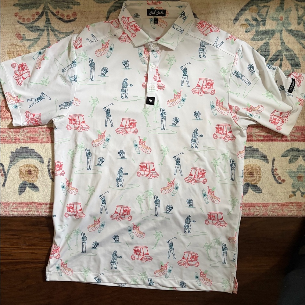 Bad Birdie The Necessities Golf Polo Size L